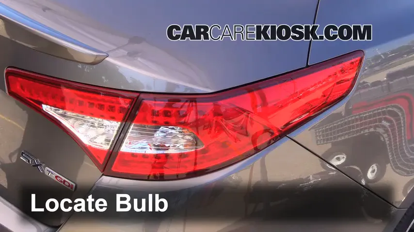 2011 Kia Optima SX 2.0L 4 Cyl. Turbo Lights Brake Light (replace bulb)